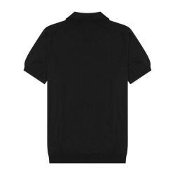 cotton knit polo shirt