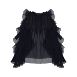 rouches  chiffon shirt