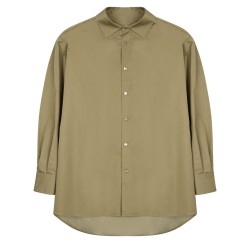 tech satin rouche keanu shirt