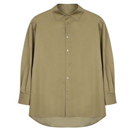 tech satin rouche keanu shirt