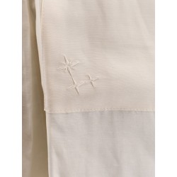 Viscose and linen bermuda shorts