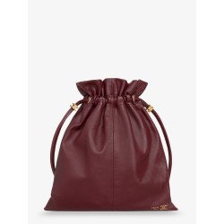 Crystal leather crossbody bag