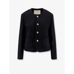 Unisex bouclé tweed blazer