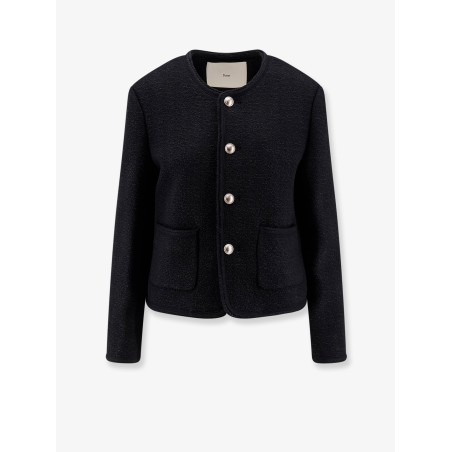 Unisex bouclé tweed blazer