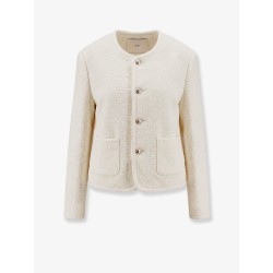 Unisex bouclé tweed blazer