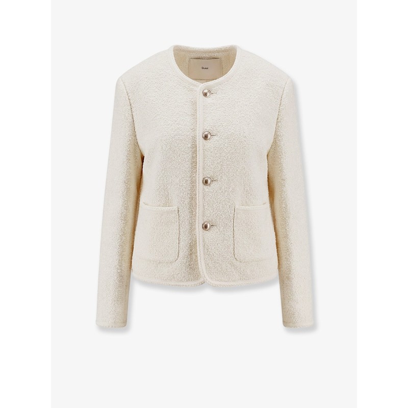 Unisex bouclé tweed blazer