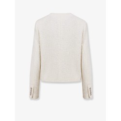 Unisex bouclé tweed blazer