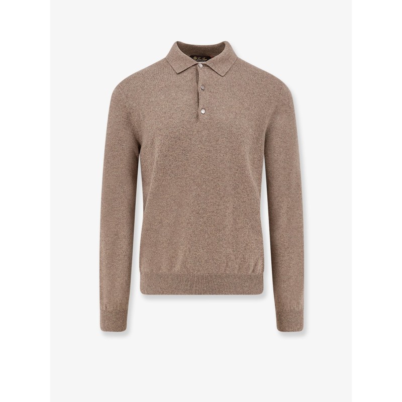 Cashmere polo shirt