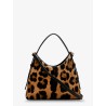 Voyou Nano bag pony skin crossbody bag with animal print
