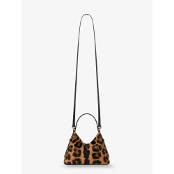 Voyou Nano bag pony skin crossbody bag with animal print
