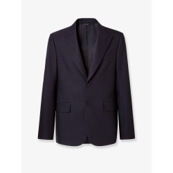Formal wool and cotton blazer