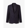 Formal wool and cotton blazer