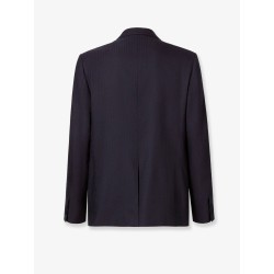 Formal wool and cotton blazer
