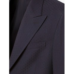 Formal wool and cotton blazer