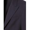 Formal wool and cotton blazer
