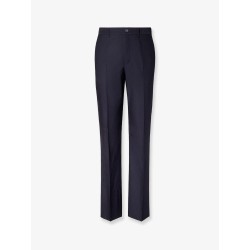 Trousers Wool Tonal Stitching
