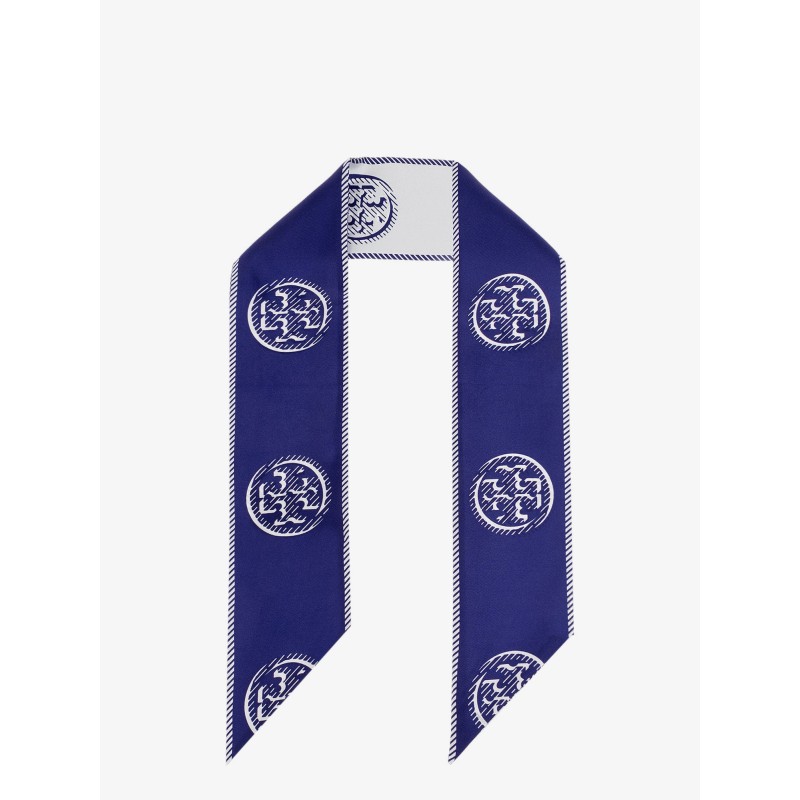 Medallion Logo Ribbon silk tie