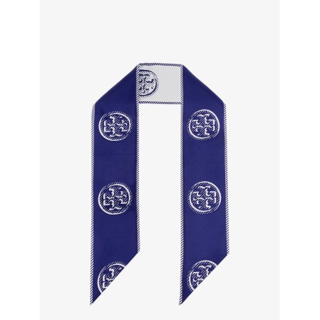 Medallion Logo Ribbon silk tie