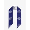 Medallion Logo Ribbon silk tie