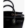 Baby Sac de Jour leather handbag with padlock