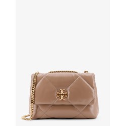 Kira matelassé leather shoulder bag with metal logo