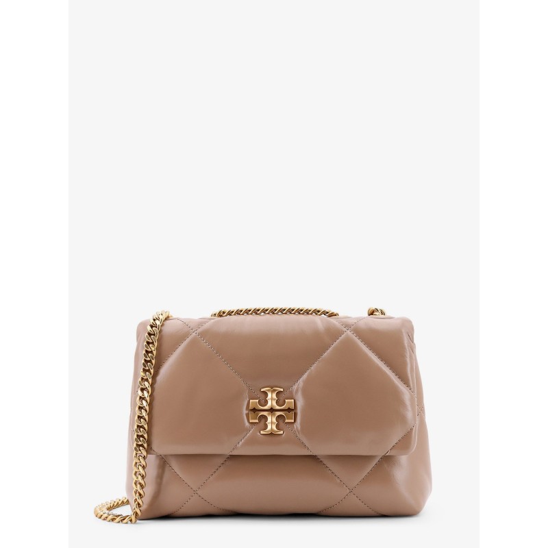 Kira matelassé leather shoulder bag with metal logo