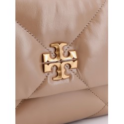 Kira matelassé leather shoulder bag with metal logo