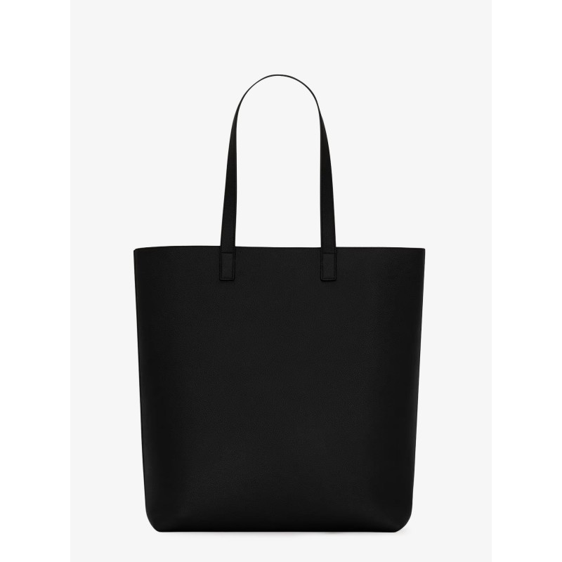 North/South leather tote bag