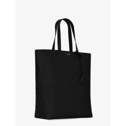 North/South leather tote bag
