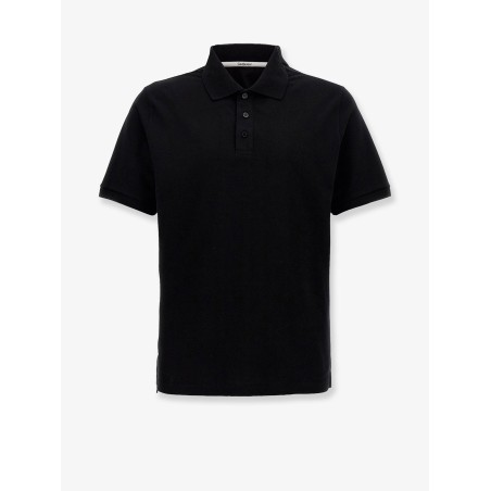 Cotton blend polo shirt with Cassandre embroidery
