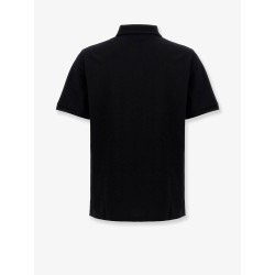 Cotton blend polo shirt with Cassandre embroidery
