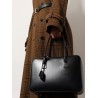 Sac de Jour in Box leather handbag with metal padlock detail