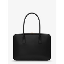 Sac de Jour in Box leather handbag with metal padlock detail