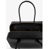 Sac de Jour in Box leather handbag with metal padlock detail