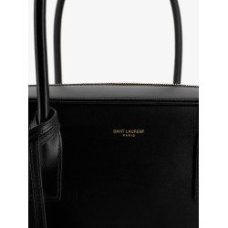 Sac de Jour in Box leather handbag with metal padlock detail