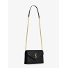 Envelope matelassé lather shoulder bag