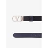 Vlogo leather reversible belt