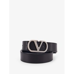 Vlogo leather reversible belt