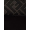 Squared FF leather clutch