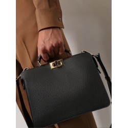 Peekaboo ISeeU Small leather crossbody bag