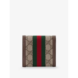 Ophidia GG fabric wallet