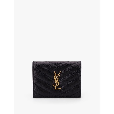 Quilted leather card holder