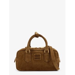 Arcadie suede shoulder bag