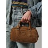 Arcadie suede shoulder bag