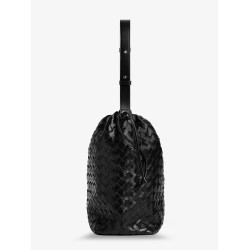 Bucket Intrecciato Biblioteca leather shoulder bag