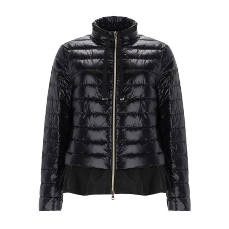 DOWN JACKET WITH RUFFLES