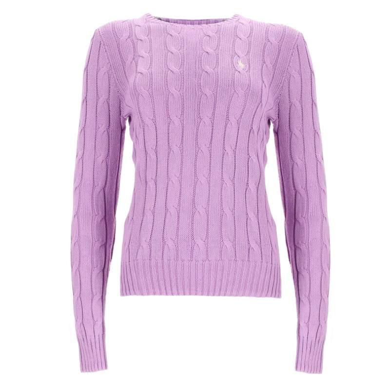 CABLE KNIT WITH LOGO