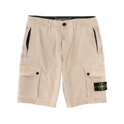 CARGO SHORTS WITH LOGO PATCH