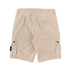 CARGO SHORTS WITH LOGO PATCH