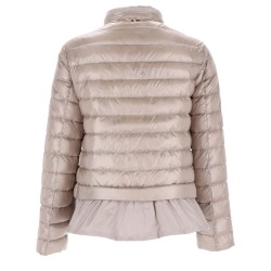 DOWN JACKET WITH RUFFLES
